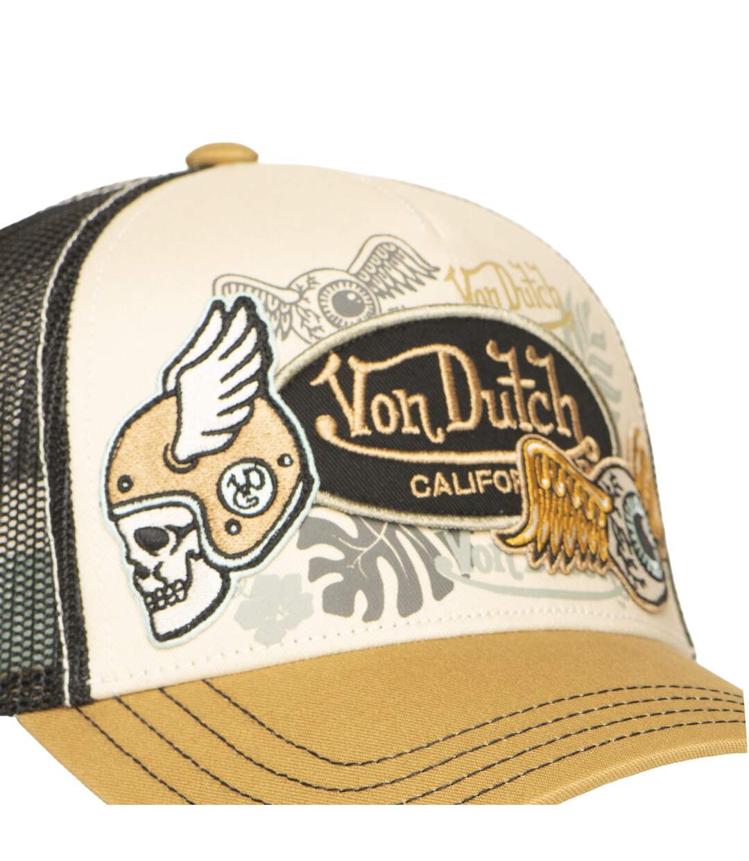 Casquette trucker filet patch brodé Patches Vondutch-3