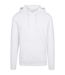 Sweat à capuche hommes blanc Build Your Brand-1