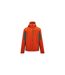 Veste Imperméable Birchdale Homme Rouge Orangé Gris Foncé Regatta-1