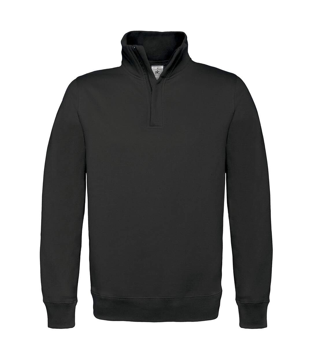 Sweat-shirt col zippé - homme - WUI22 - noir