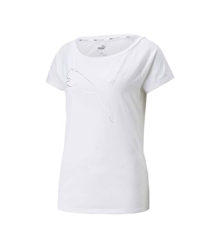 T-shirt de running blanc femme puma 522420