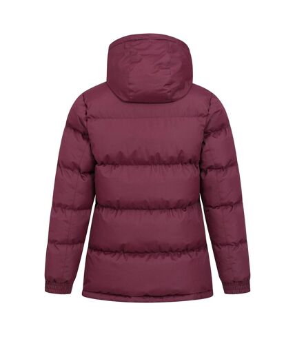 Mountain Warehouse Womens/Ladies Waterproof Padded Jacket (Burgundy) - UTMW1665
