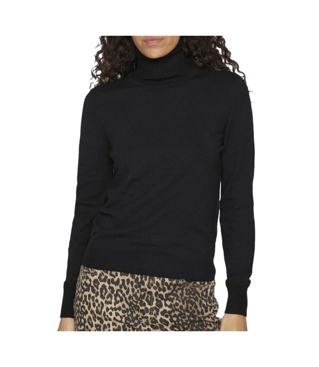 Pull noir femme vila comfy 14097994-1