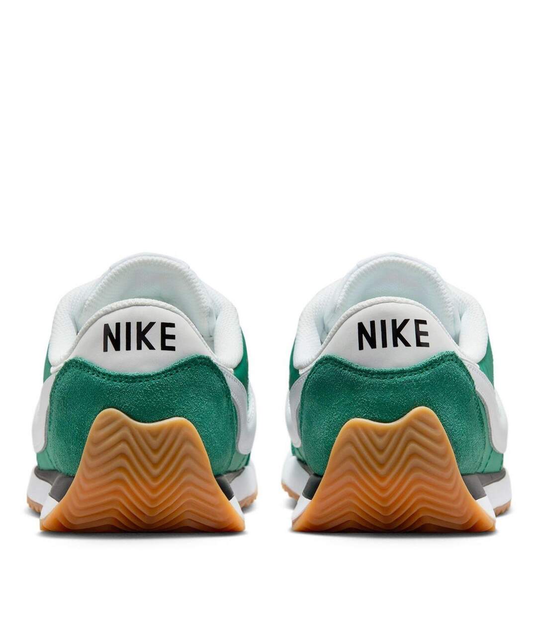 Womens/ladies Waffle Debut Suede Wedge Trainers Evergreen Nike-4