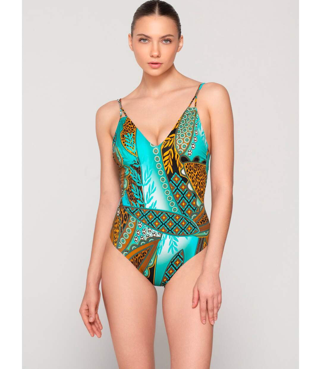 Maillot de bain une pièce triangle préformé JADE Luna Splendida-1