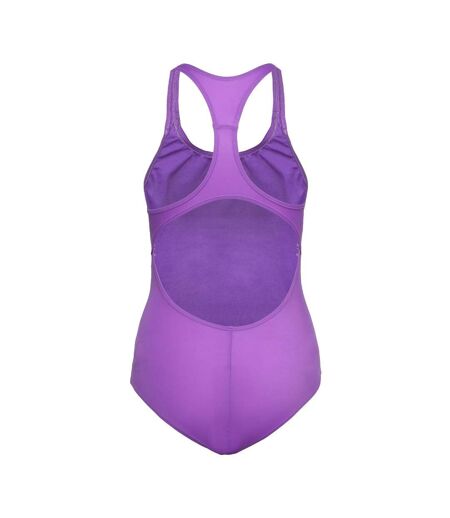 Maillot de bain 1 piece Violet Femme Nike Racerback - L