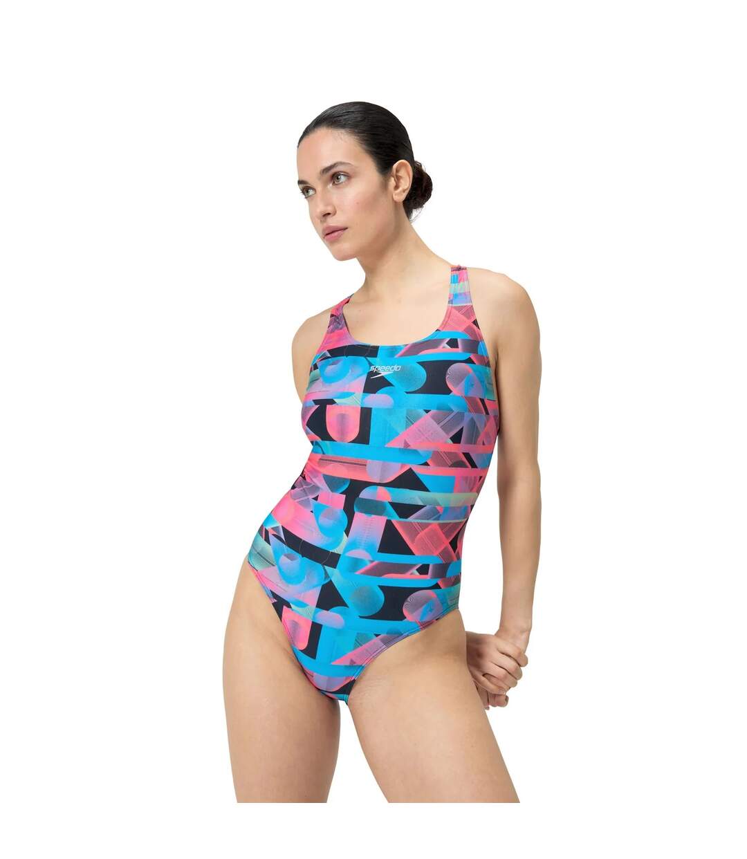 Maillot De Bain 1 Pièce Motif/style Imprimé Graphique Femme Rouge Rose Bleu Imprimé Graphique Speedo-4