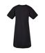 Robe T-shirt Femme Noir Build Your Brand-2