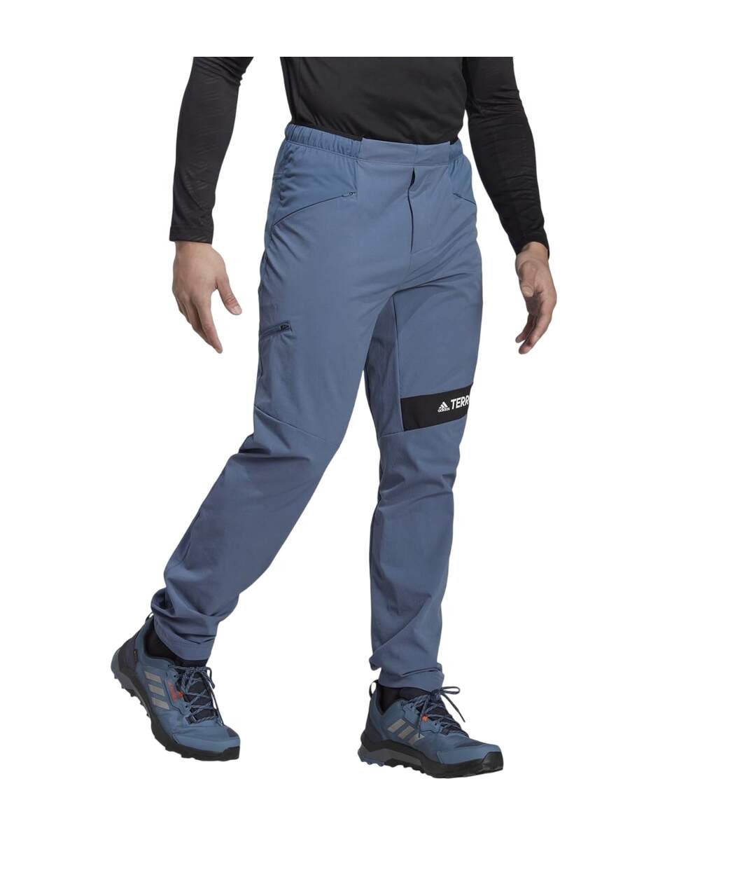 Pantalon De Survêtement Randonnée Terrex Femme Bleu Adidas-4