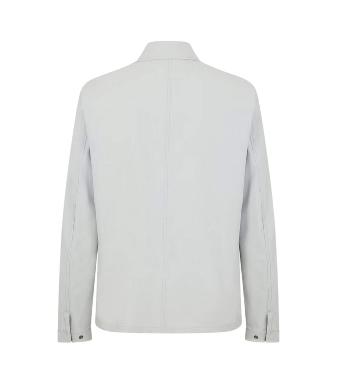 Mens Logo Overshirt Grey Mirage Lyle & Scott-3