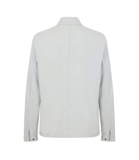 Mens Logo Overshirt Grey Mirage Lyle & Scott