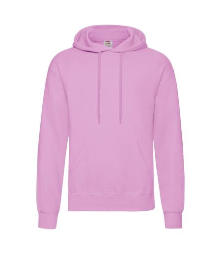 Sweat À Capuche Classic Homme Rose Clair Fruit Of The Loom