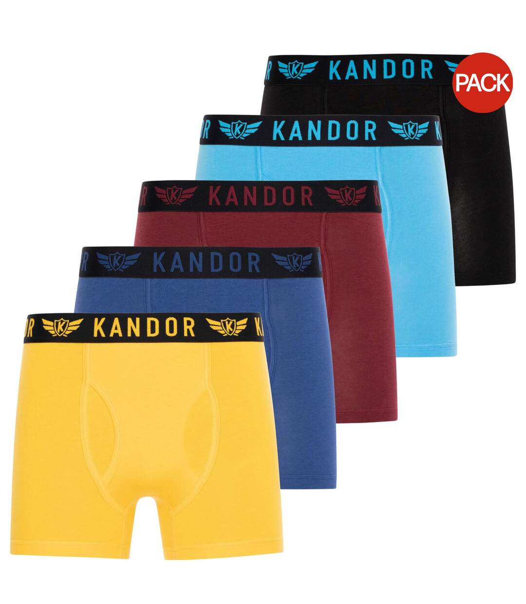 Boxers bambers homme jaune Kandor-1