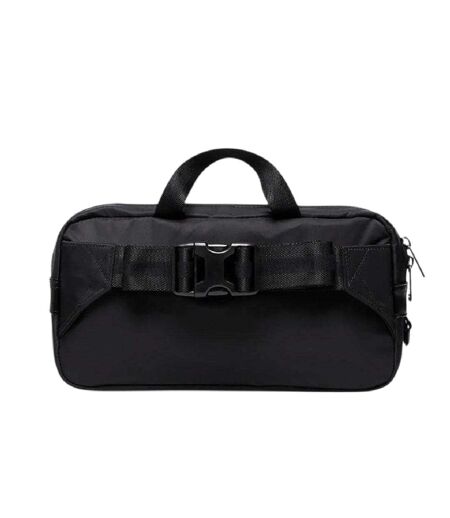 Laurel Wreath Leather Crossbody Bag One Size Black Fred Perry
