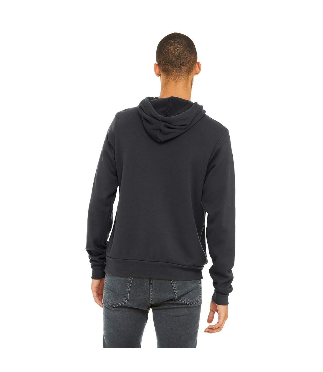 Sweat capuche unisexe gris foncé Bella + Canvas