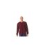 Unisex Adult Heavyweight Boxy Long-sleeved T-shirt Maroon Bella + Canvas-1