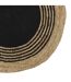 Tapis Rond Déco en Jute Limo 90cm Noir-2