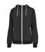 Veste Windrunner Femme Noir Blanc Build Your Brand-1