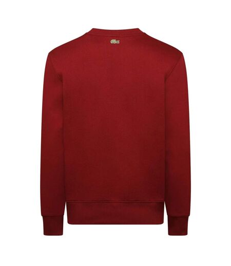 Sweat Motif/style Logo Homme Rouge Lacoste