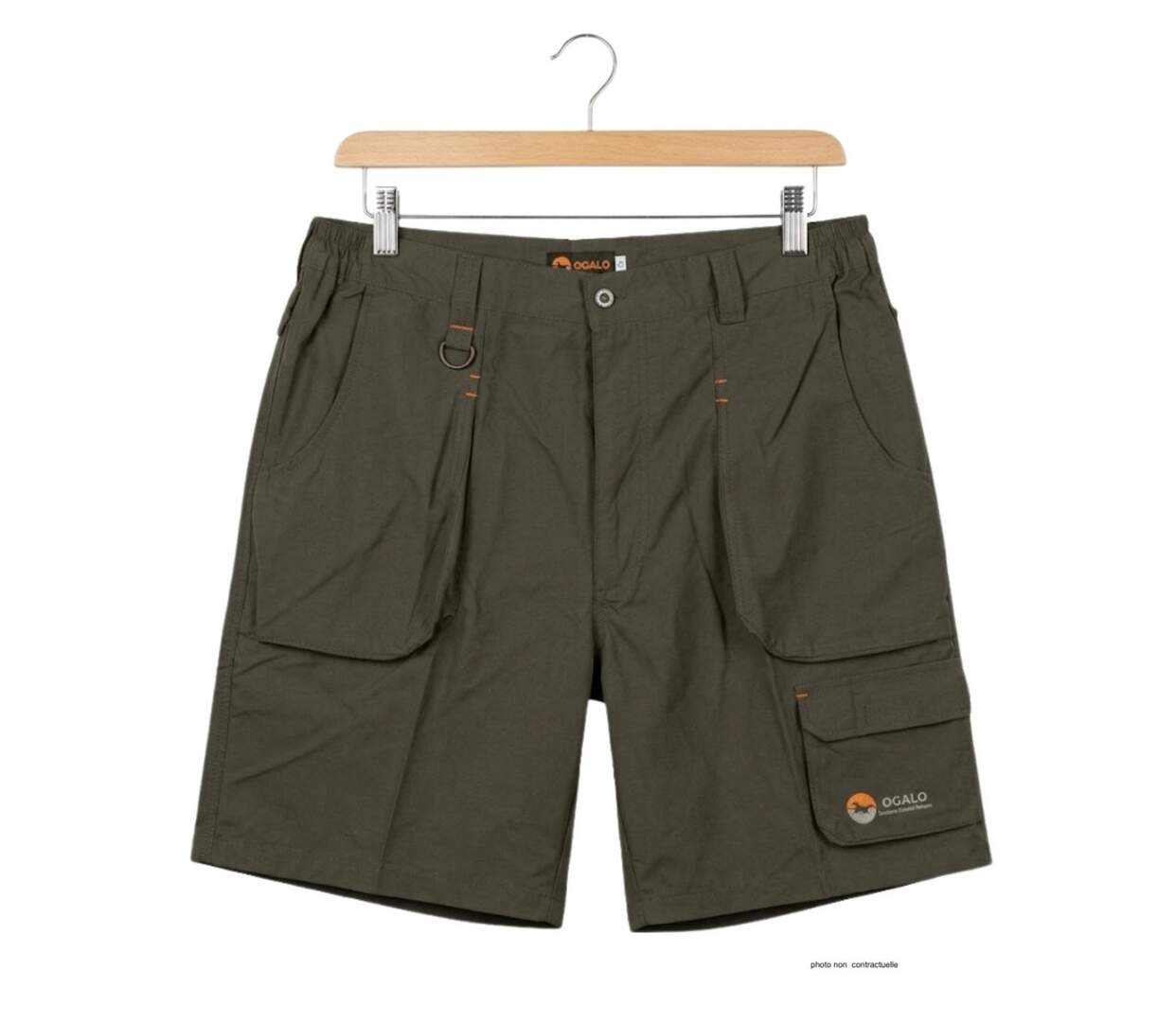 Short randonnée homme OGALO SE9012 taupe : la légèreté et la résistance du polyamide technique-2