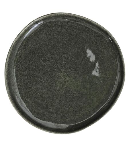 Lot de 6 Assiettes Plates Black Forest 27cm Vert