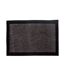 Tapis Déco Chevron 50x80cm Noir-1
