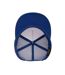Casquette Trucker Classic Blanc Bleu Roi Yupoong-3