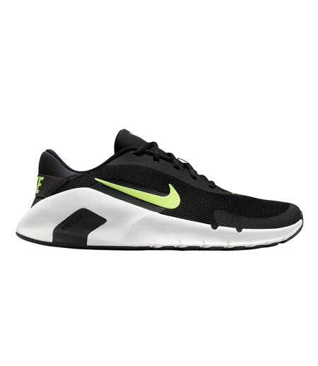 Mens Flex Trainers Black Volt Nike