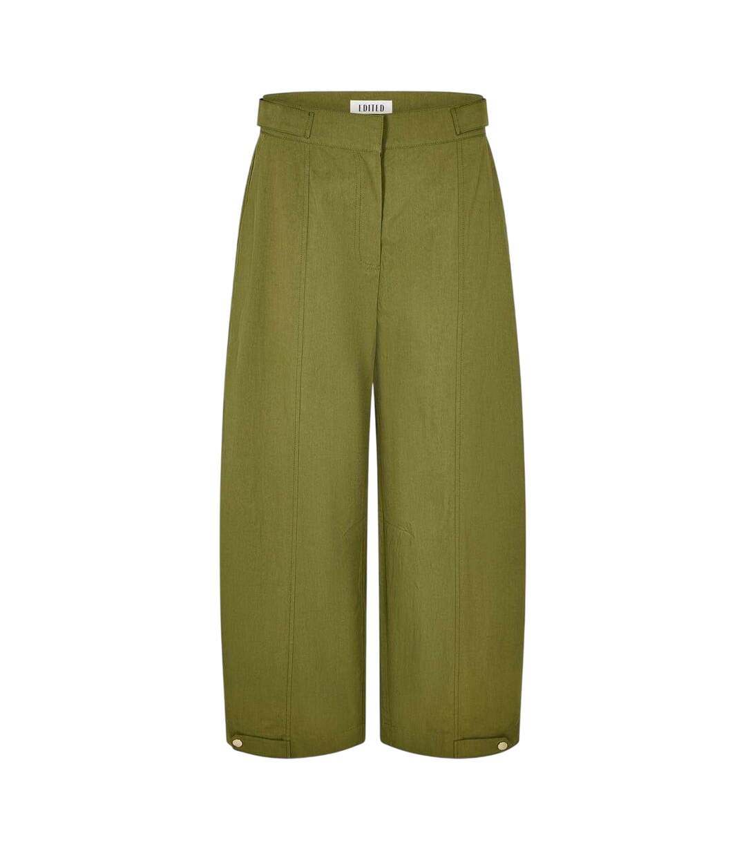 Womens/ladies Bianca Wide Leg Trousers Grape Leaf Edited-1