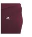 Womens/ladies Fitted Leggings Red Adidas-4