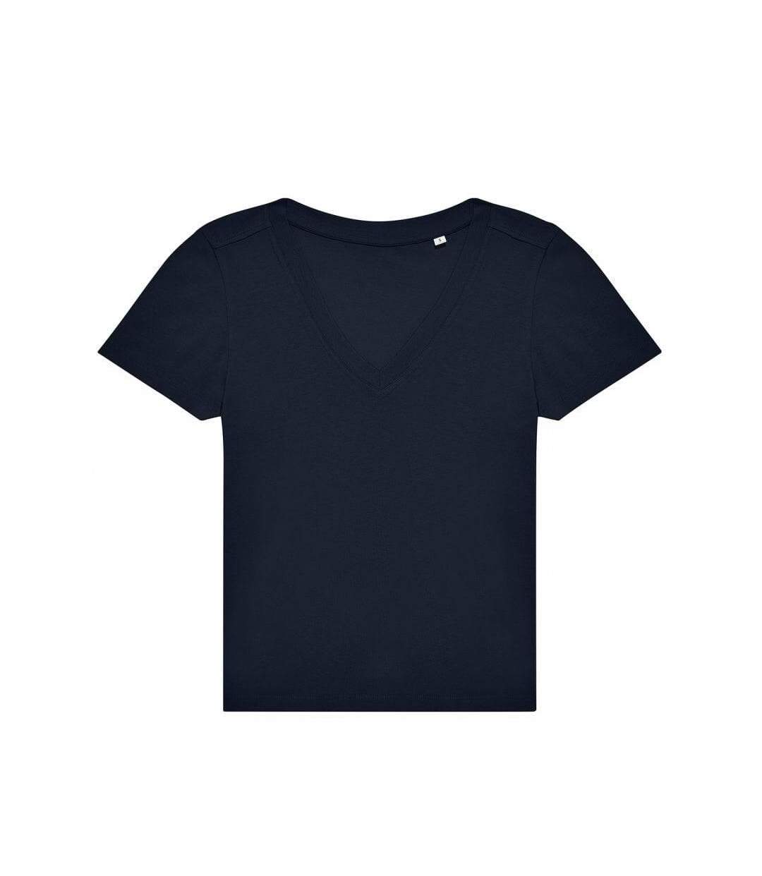 T-shirt #e150 femme bleu marine B&C-1