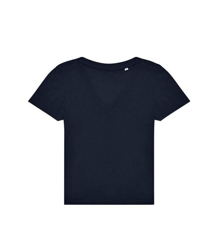 T-shirt #e150 femme bleu marine B&C