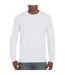 T-shirt manches longues hammer homme blanc Gildan-4