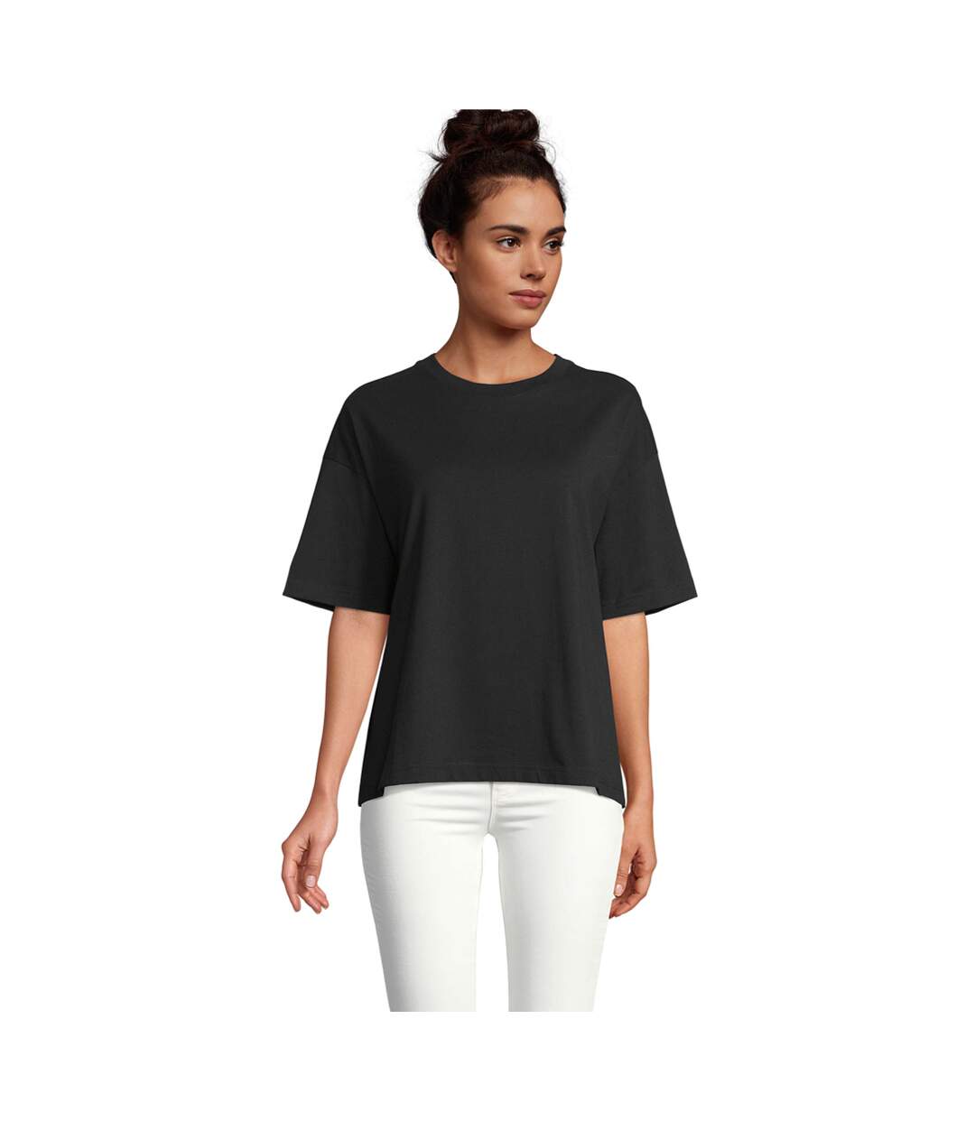 T-shirt Femme Noir SOLS-1