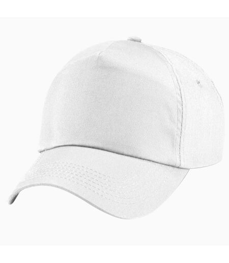 Lot de 2  casquettes de baseball adulte blanc Beechfield