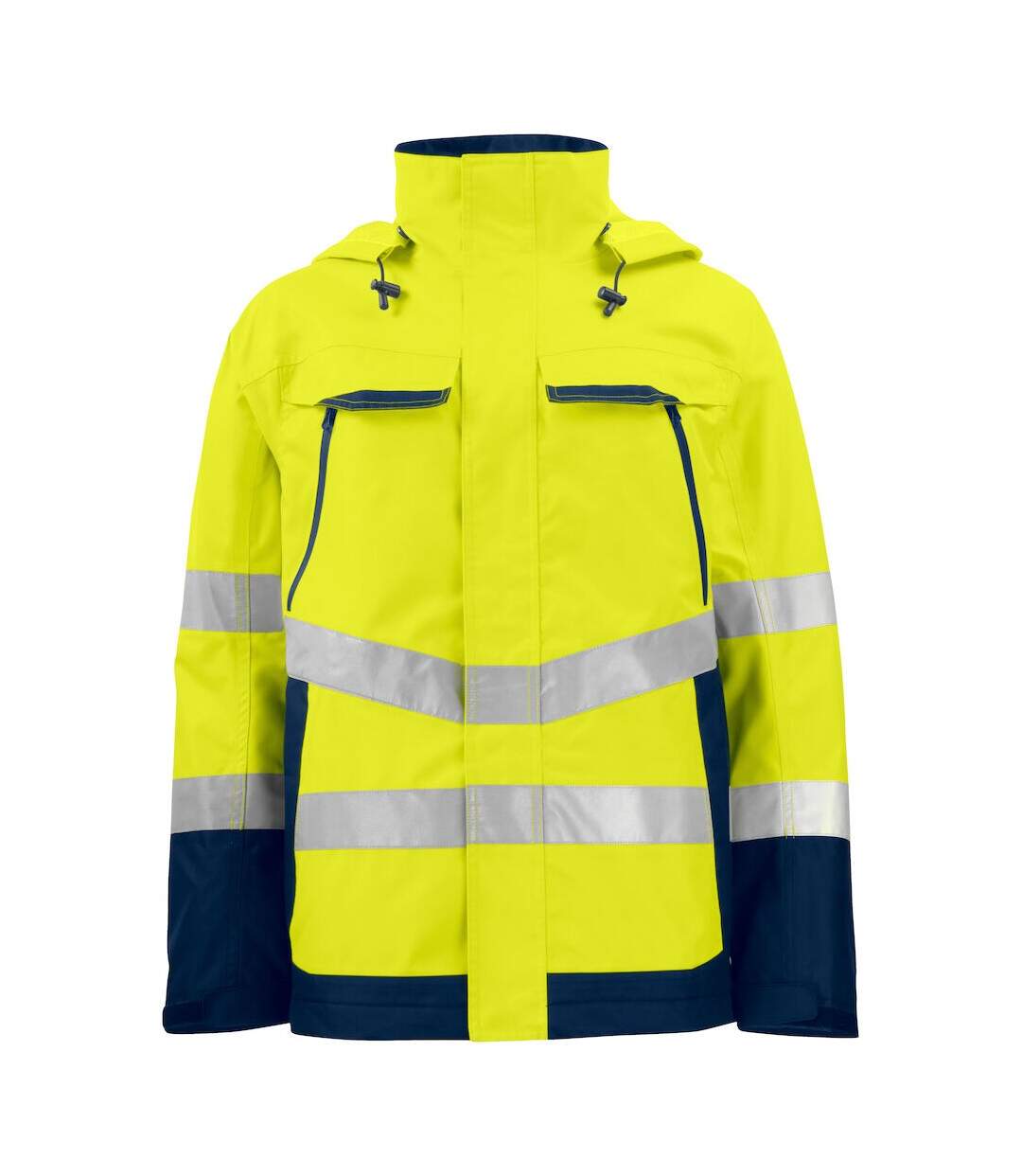 Mens functional reflective tape jacket yellow/navy Projob