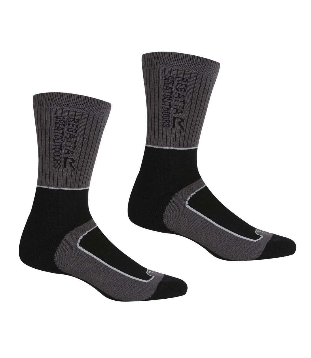 Chaussettes pour bottes samaris season femme gris / gris clair Regatta