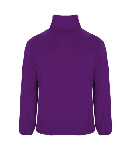 Mens Artic Full Zip Fleece Jacket Purple Roly