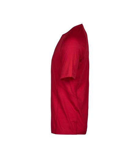 T-shirt À Manches Courtes Homme Rouge Tee Jays