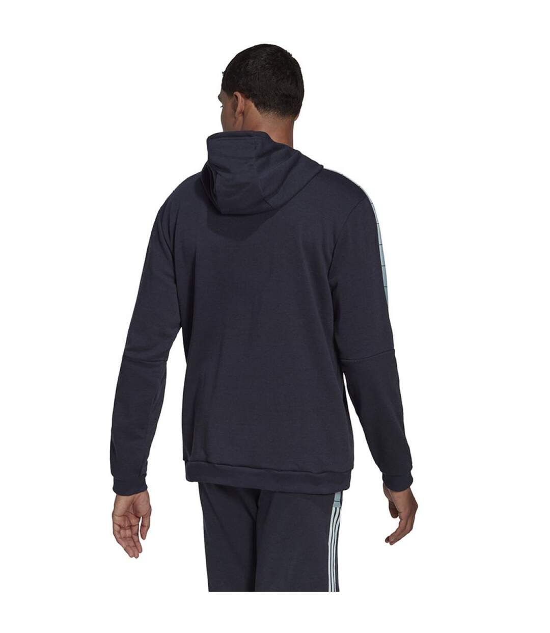 Sweat À Capuche Tiro Homme Bleu Marine Adidas-3