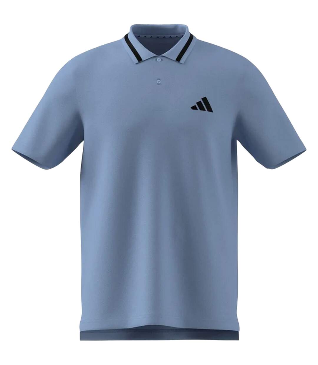 Polo Motif/style 3 Rayures Essentials Homme Bleu Pâle Bleu Adidas-1