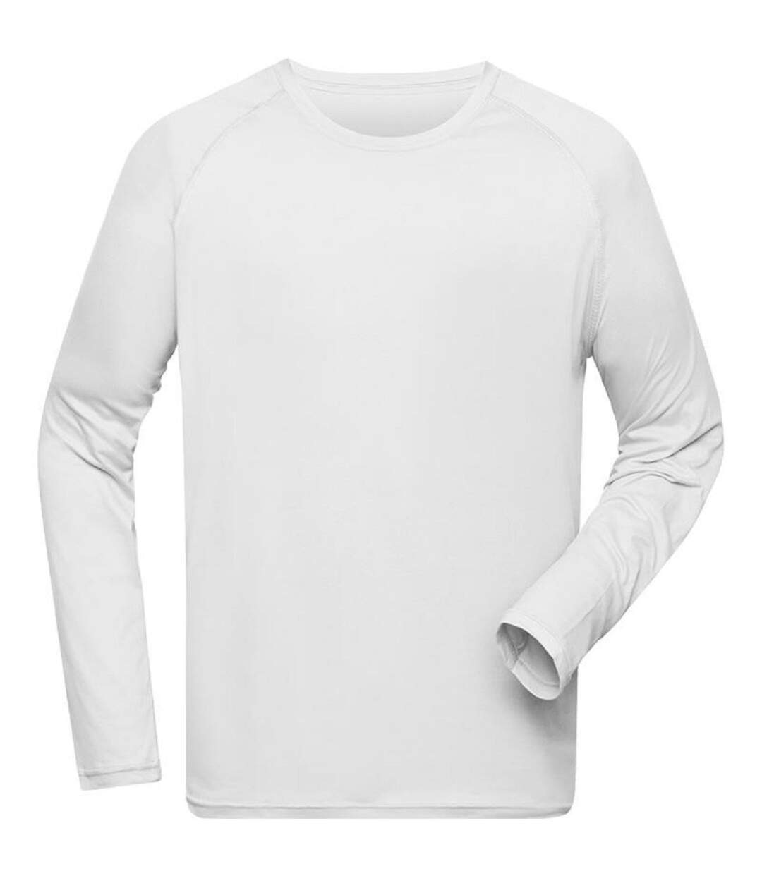 Maillot running en polyester recyclé - Homme - JN522 - blanc