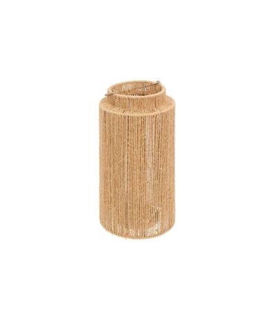 Lanterne Déco Floral 30cm Naturel