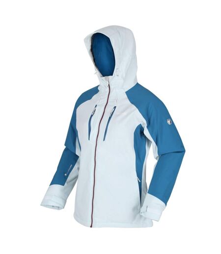 Regatta Womens/Ladies Highton Stretch II Waterproof Padded Jacket (Ice Blue/Blue Sapphire) - UTRG6707