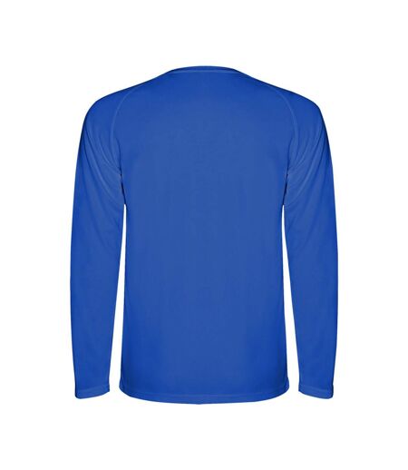 Mens montecarlo long-sleeve sports t-shirt bleu Roly