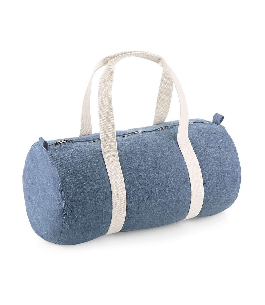 Sac voyage polochon denim - BG646 - bleu clair-2