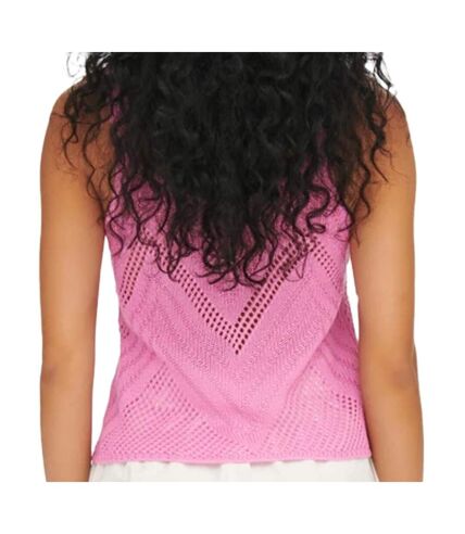 Débardeur maille Rose Femme JDY Sun - L