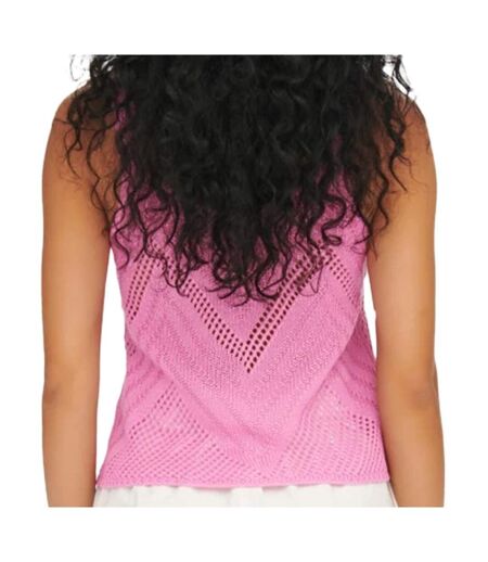 Débardeur maille Rose Femme JDY Sun - L