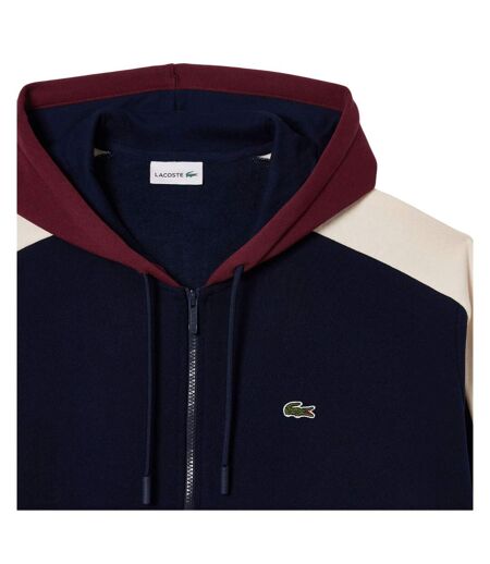 Sweat À Capuche Motif/style Logo Homme Bleu Marine Lacoste