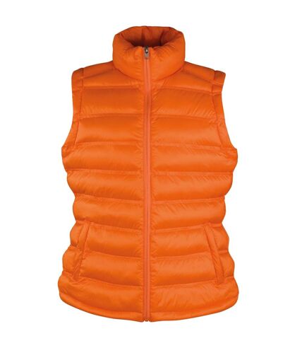 Result Ladies/Womens Ice Bird Padded Bodywarmer/Gilet Jacket (Orange)